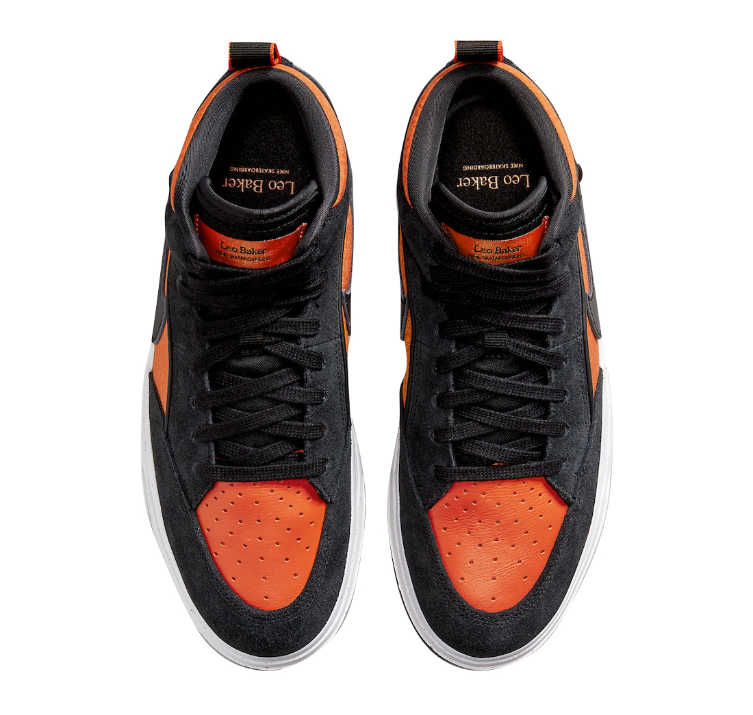 Nike SB React Leo Electro Orange DX4361-002