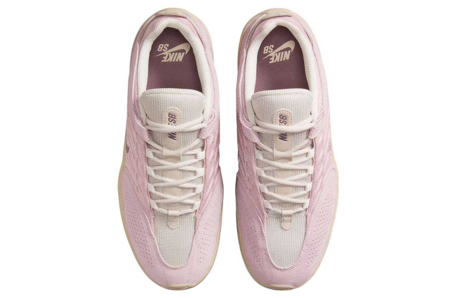 Nike SB Vertebrae Pink Suede / Cream