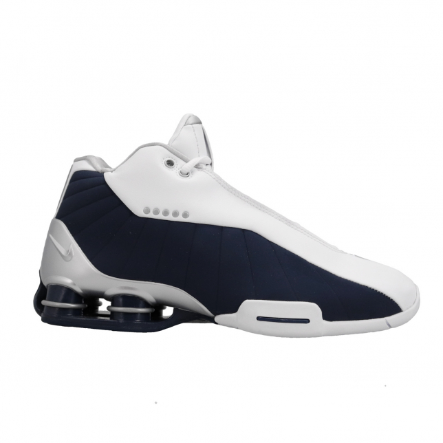 Nike Shox BB4 White Metallic Silver