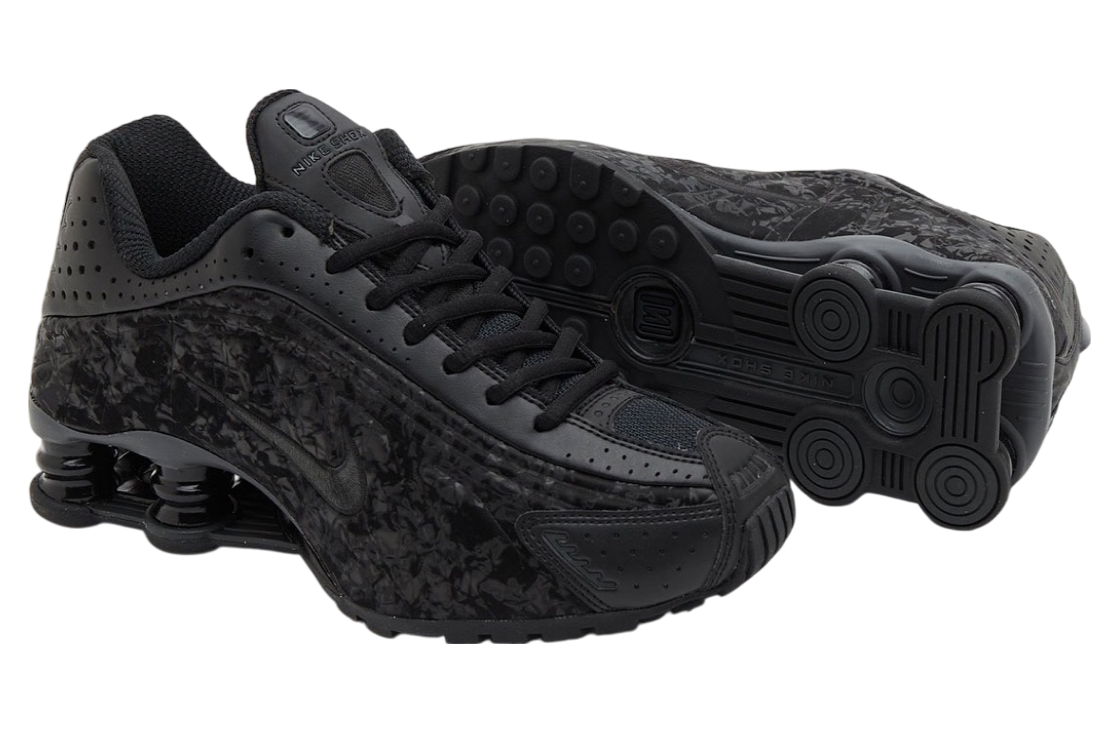 Nike Shox R4 Black Floral WMNS Black / Dark Smoke Grey