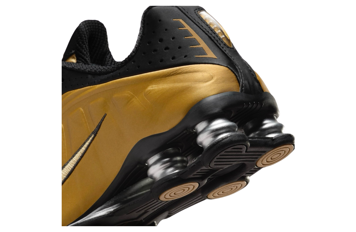 Nike Shox R4 Black / Metallic Gold