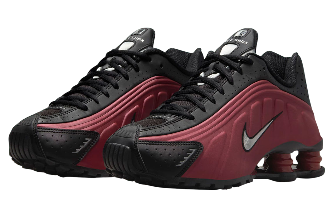 Nike Shox R4 Black Team Red Nov 2024 AR3565 009 KicksOnFire