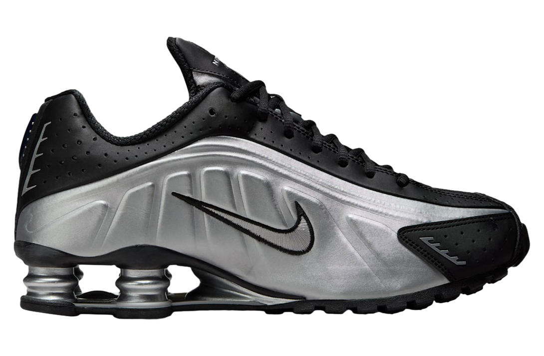Nike Shox R4 Metallic Silver / Black