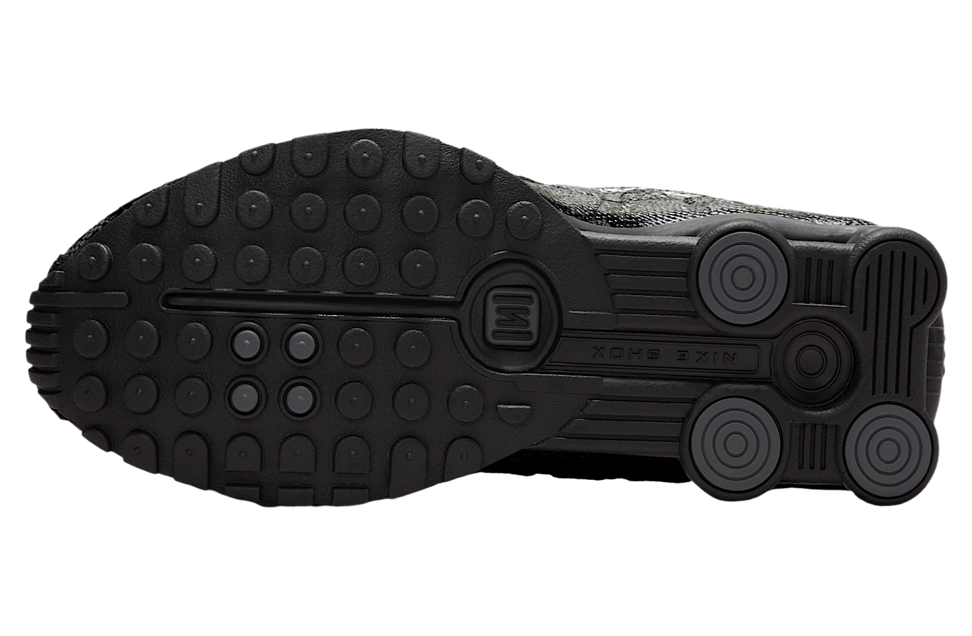 Nike Shox R4 Print WMNS Black / Metallic Silver / Dark Grey