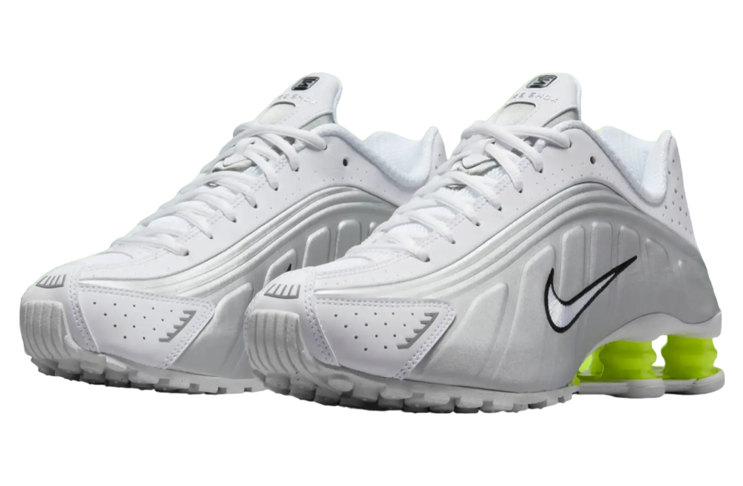 Nike Shox R4 White / Volt