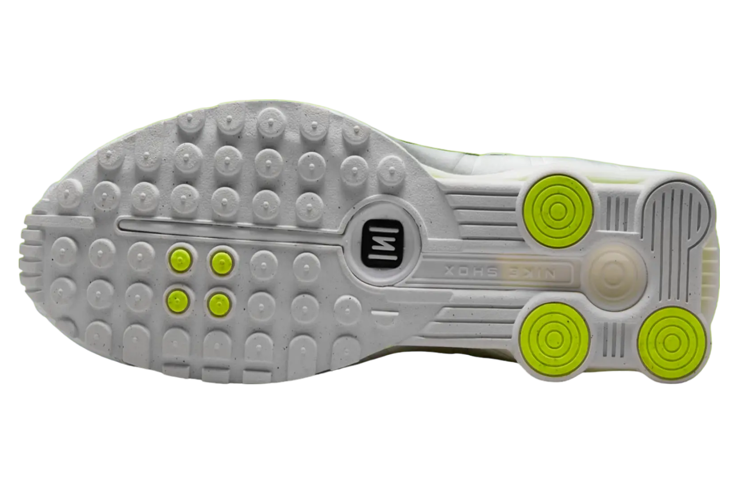 Nike Shox R4 White / Volt