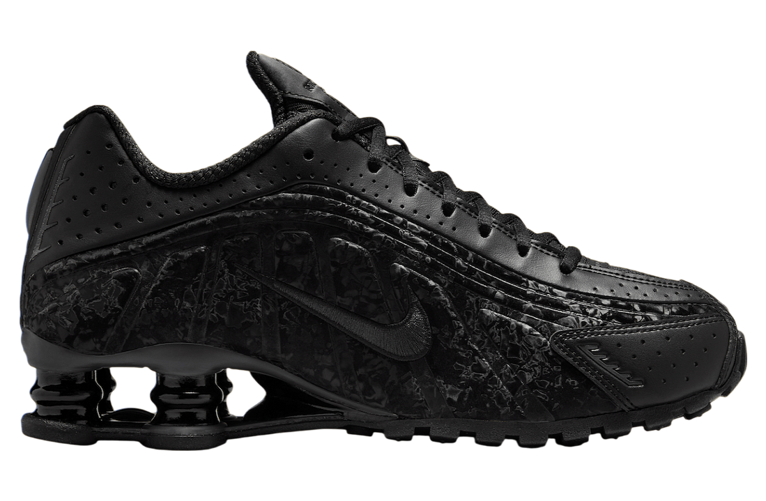 Nike Shox R4 WMNS Black Floral - Apr 2025 - HV0934-002