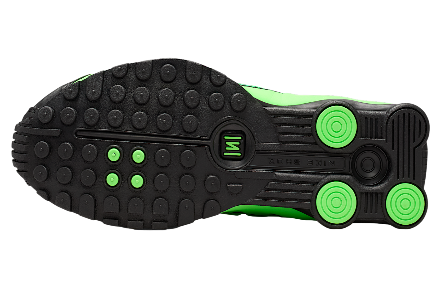 Nike Shox R4 WMNS Black / Voltage Green
