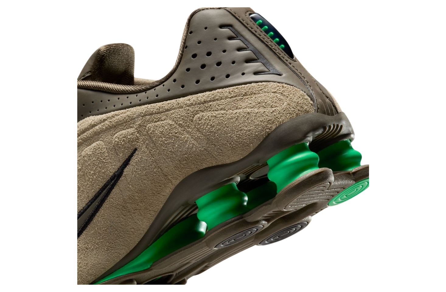 Nike Shox R4 WMNS Olive Khaki - Sep 2025 - HQ7739-200