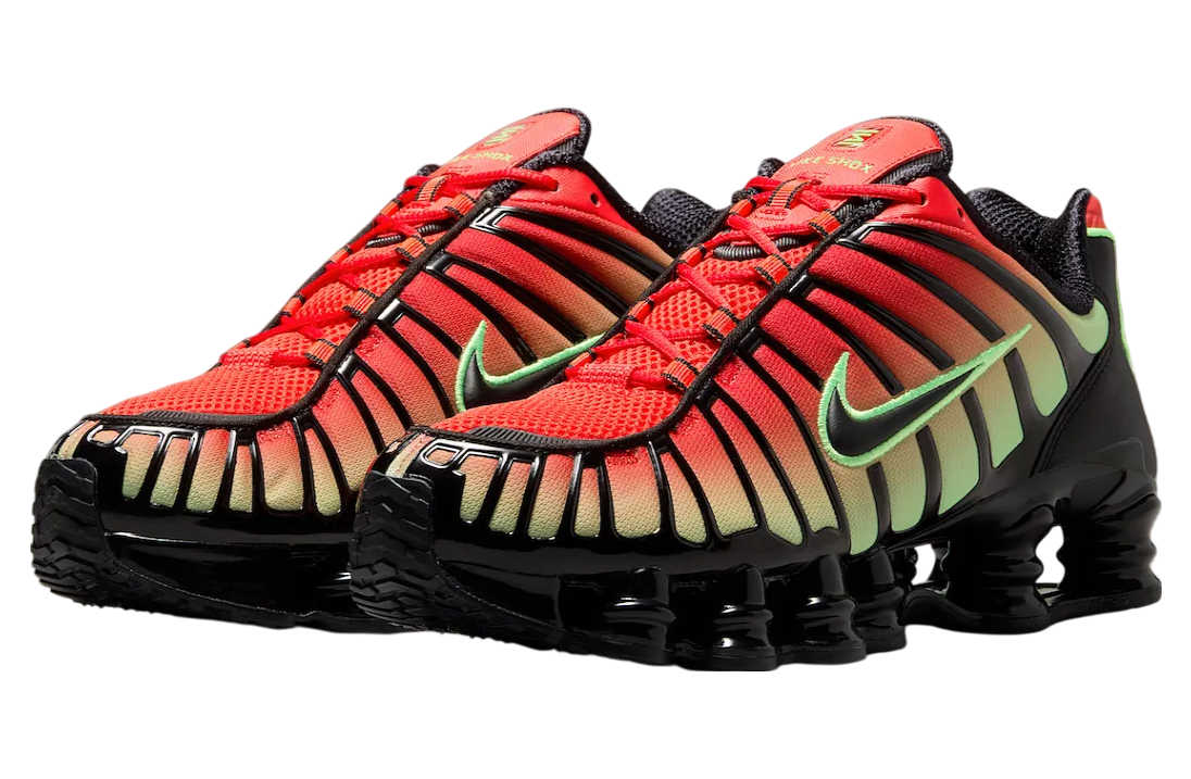 Nike Shox TL Light Crimson / Volt - Jun 2025 - AV3595-601