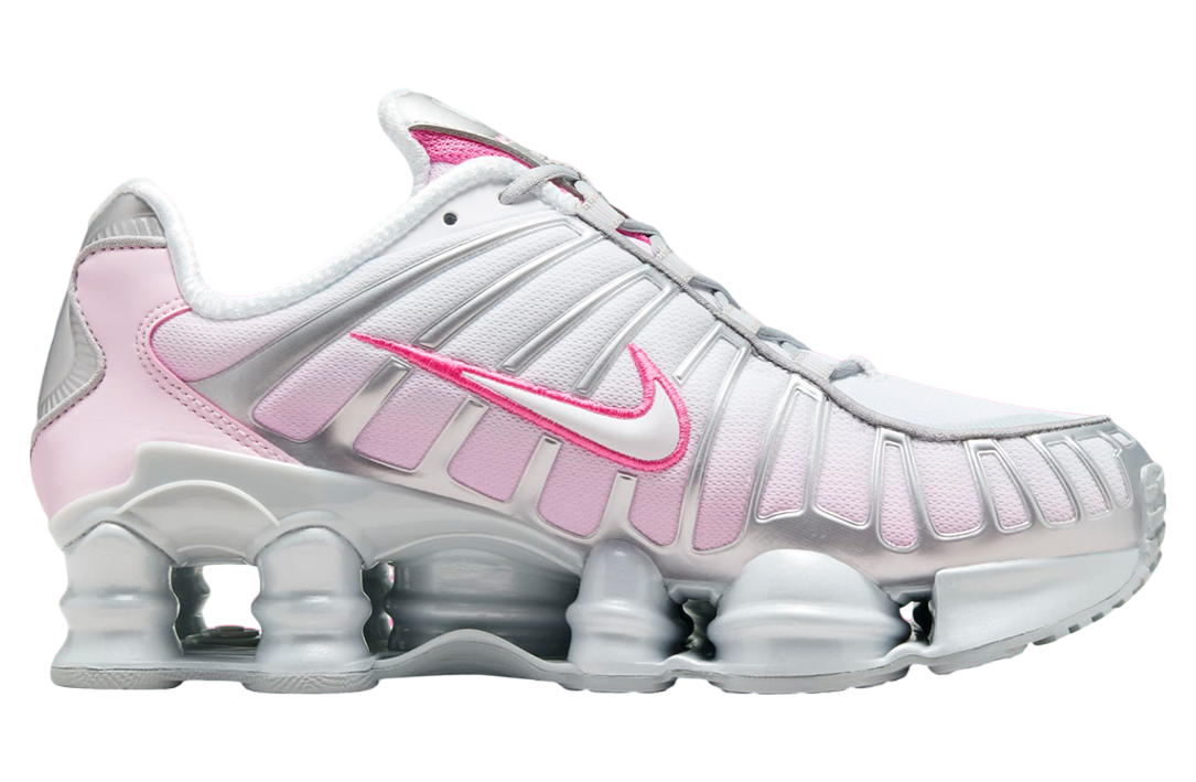 Nike Shox TL Metallic Platinum / Pink Foam