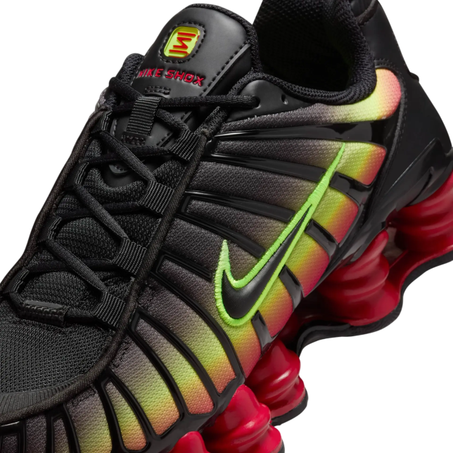 Nike Shox TL Volt/Fire Red