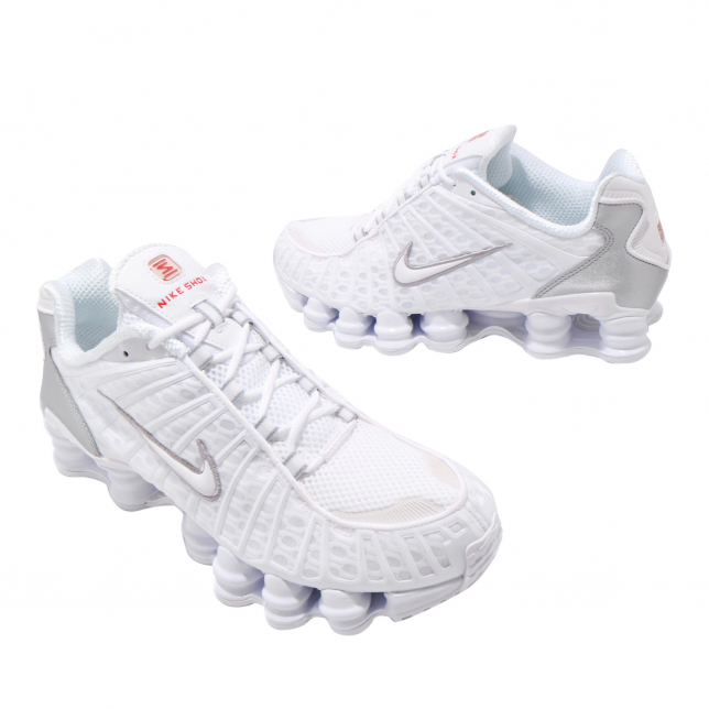 Nike Shox TL White Metallic Silver AV3595100