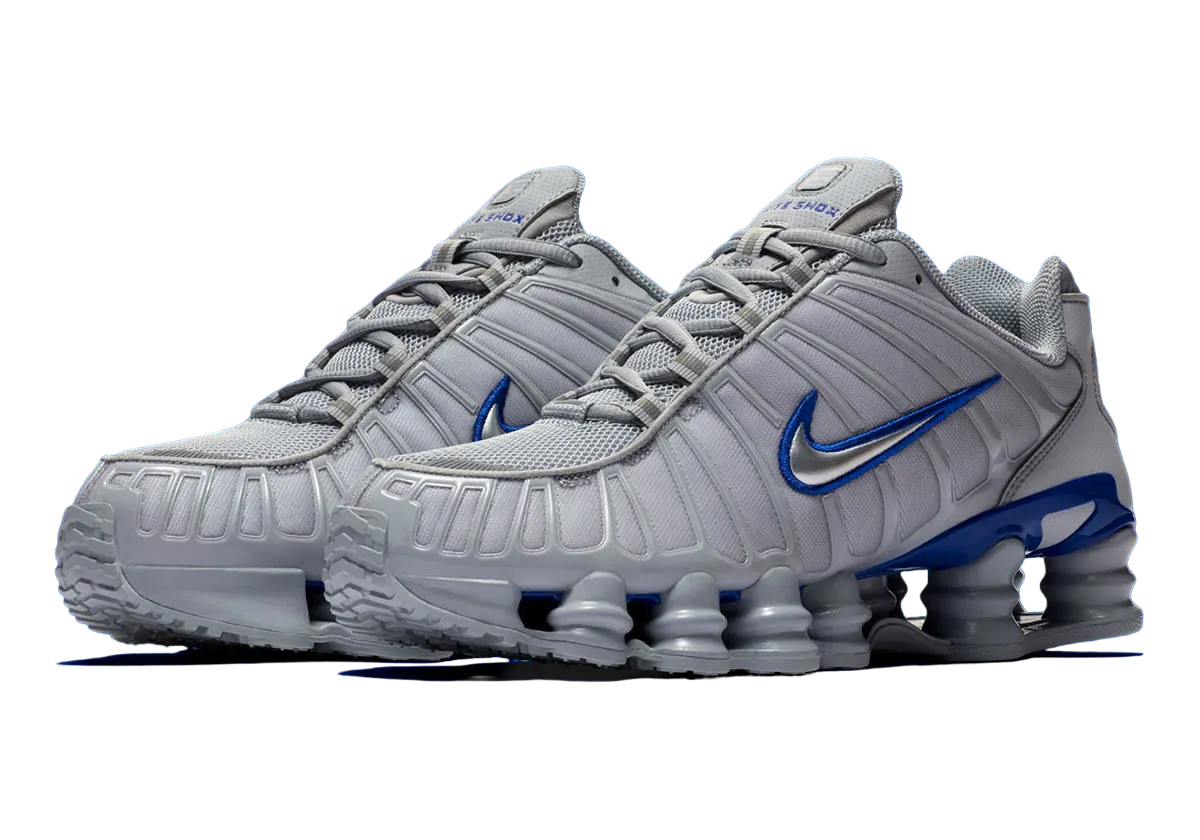 Nike Shox TL Wolf Grey Metallic Silver Blue