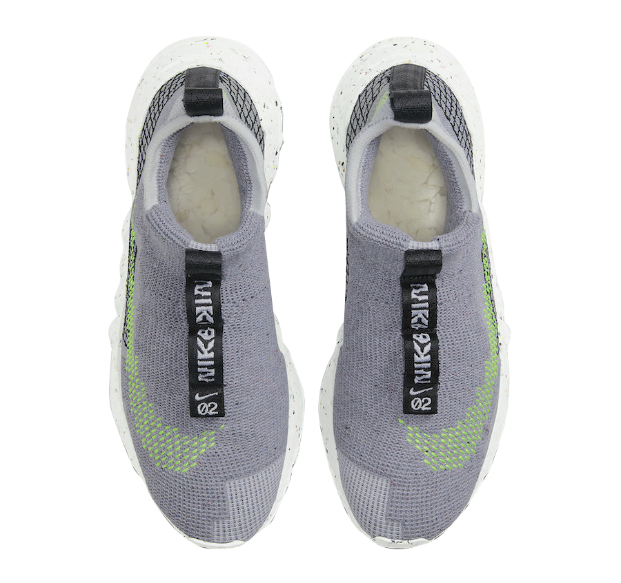 Nike Space Hippie 02 Vast Grey Volt CQ3988-002