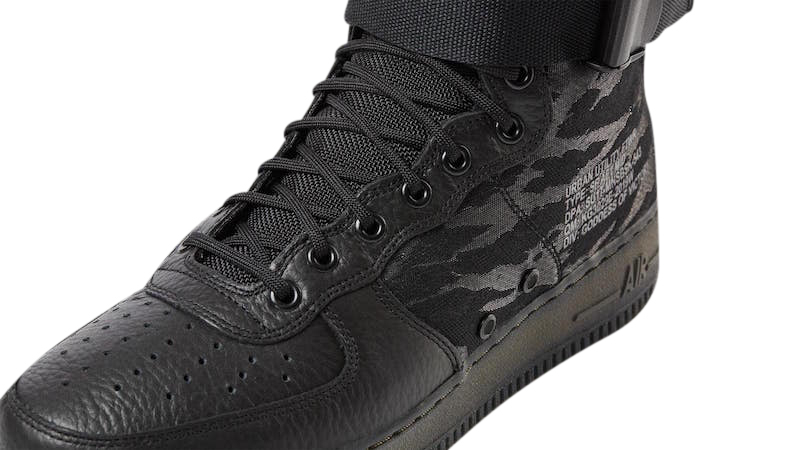 Nike Special Field Air Force 1 Mid Black Tiger Camo AA7345-001
