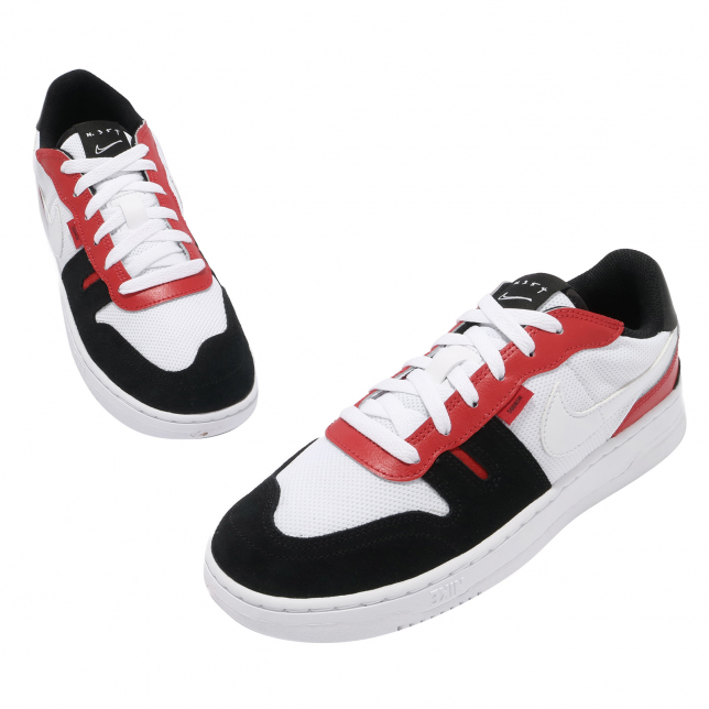 Nike Squash Type GS White Black University Red CJ4119101