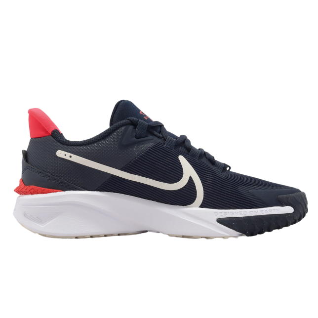 Nike Star Runner 4 GS Dark Obsidian / Bright Crimson