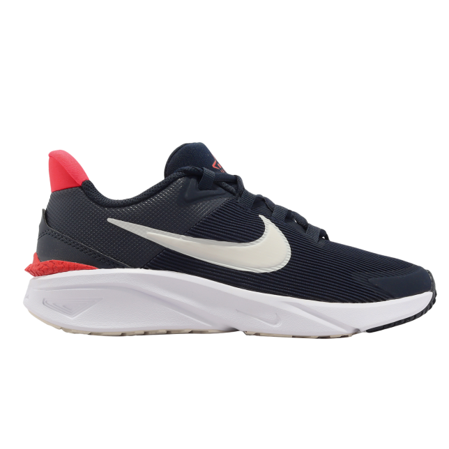 Nike Star Runner 4 GS Dark Obsidian / Bright Crimson