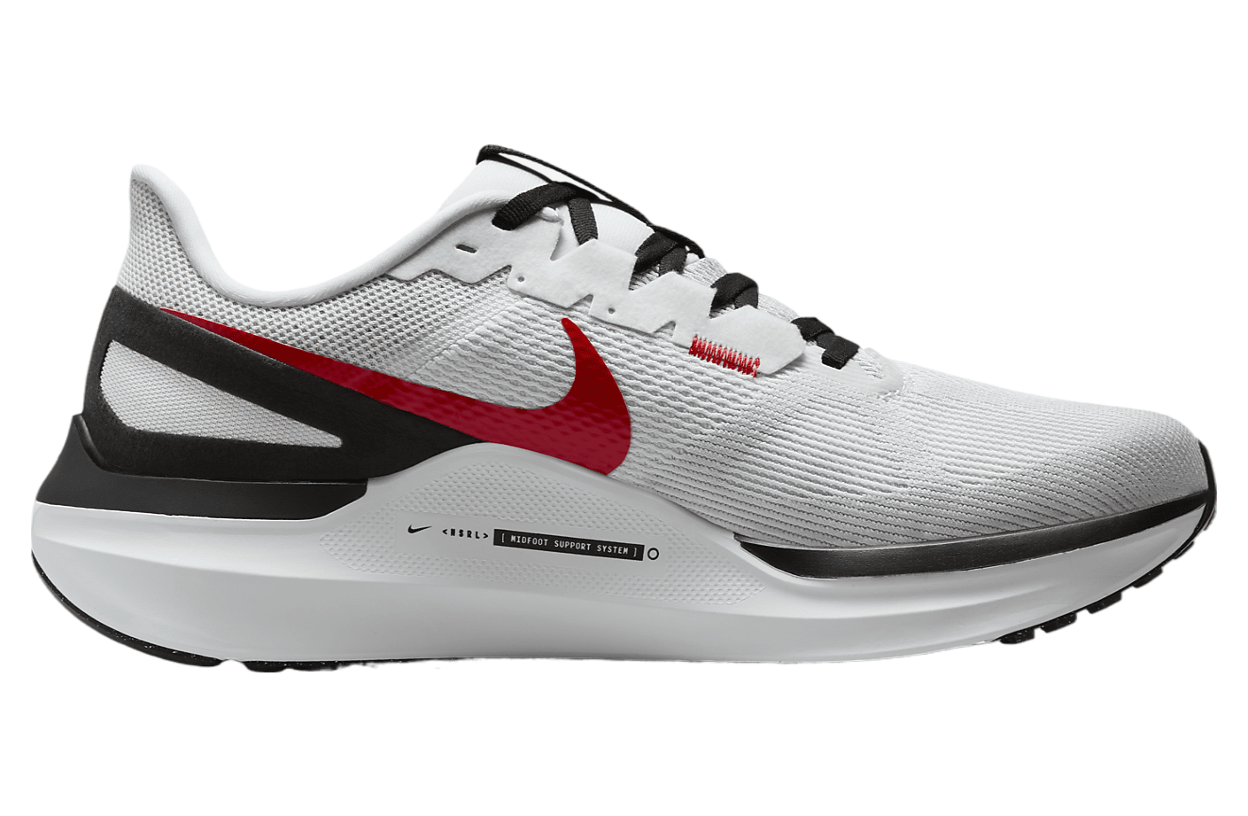 Nike Structure 25 White / Black Fire Red