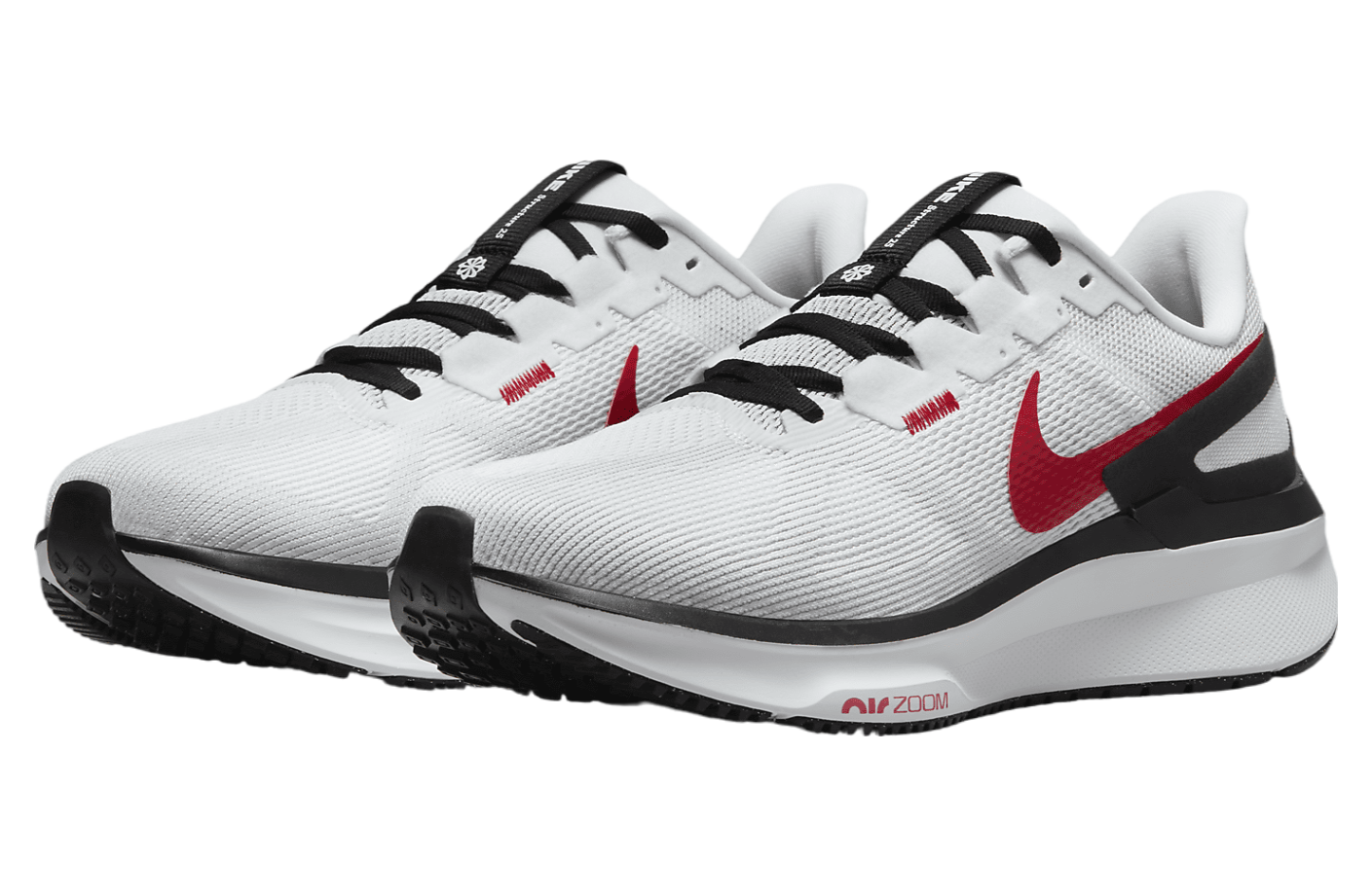 Nike Structure 25 White / Black Fire Red