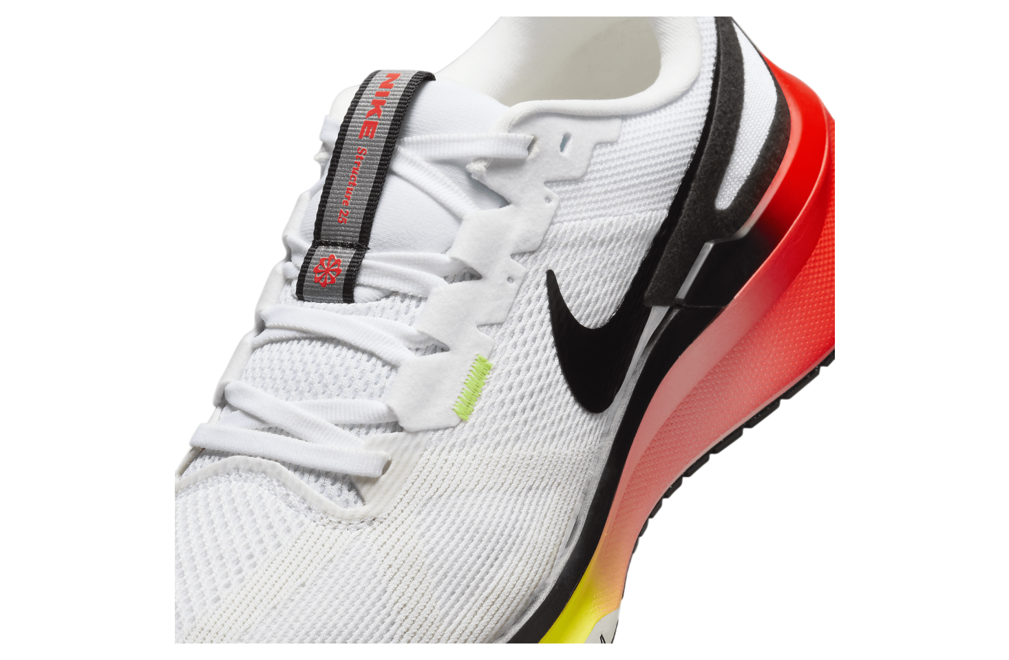 Nike Structure 25 White / Bright Crimson