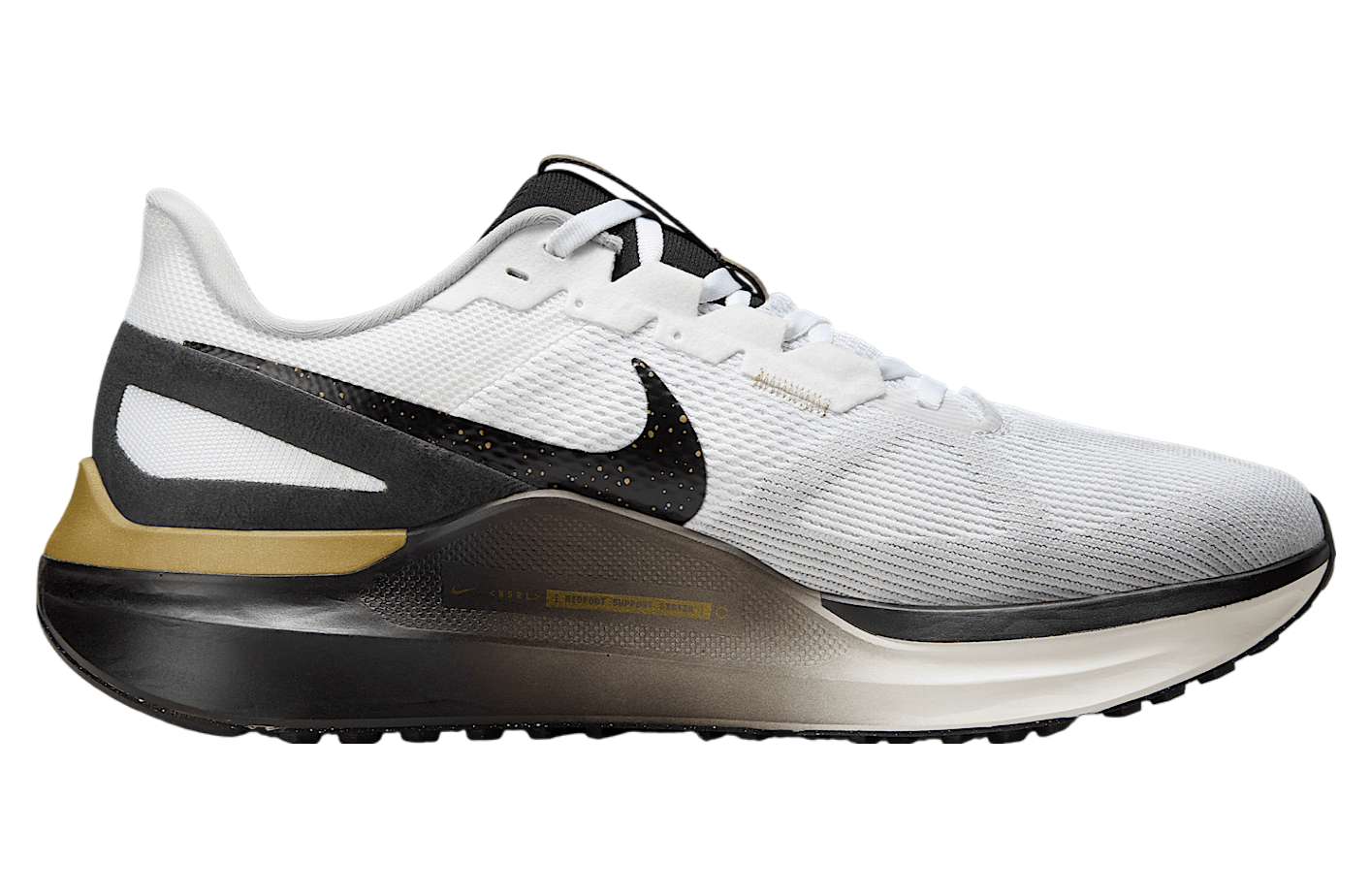 Nike Structure 25 White / Metallic Gold