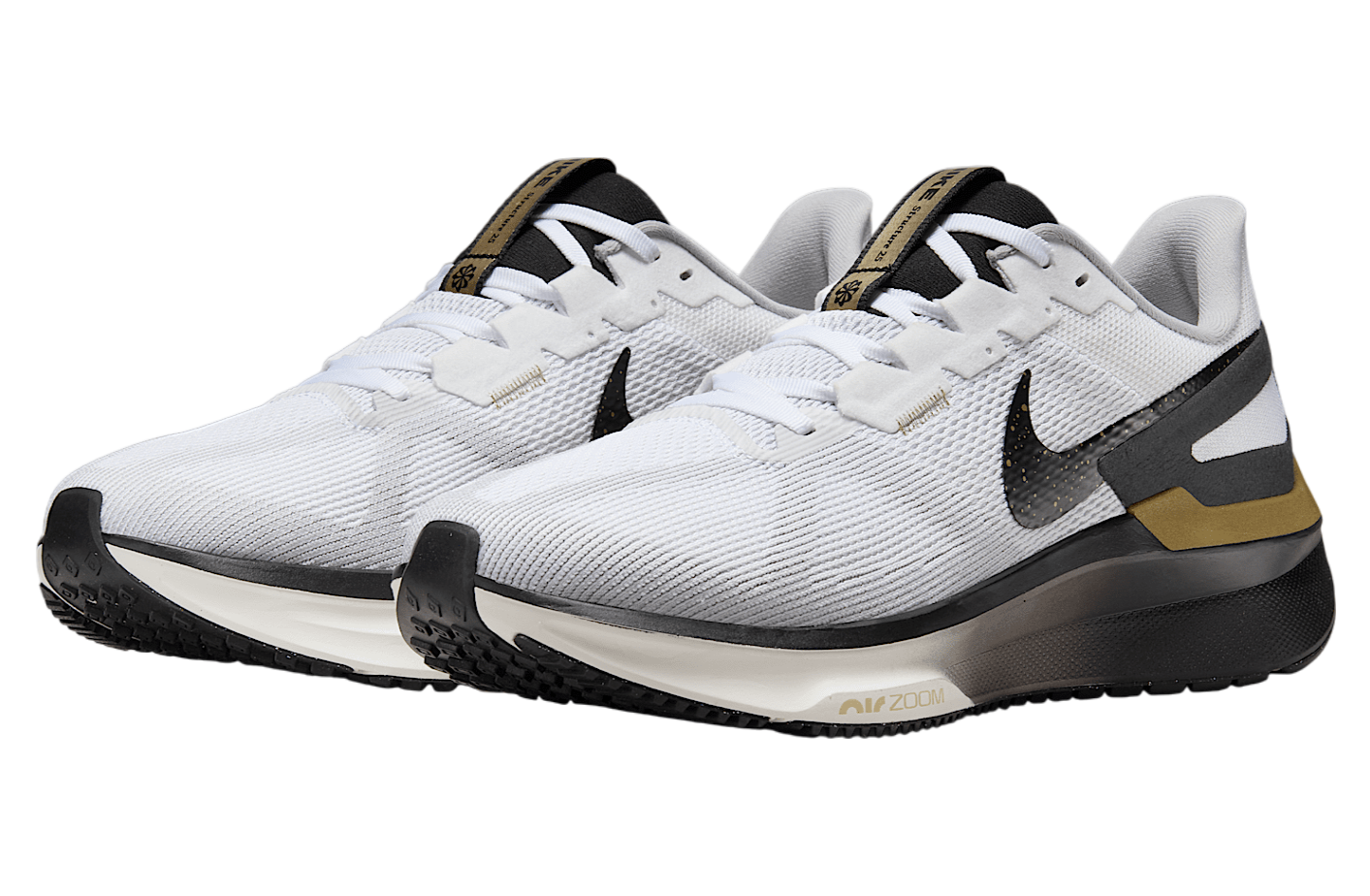 Nike Structure 25 White / Metallic Gold