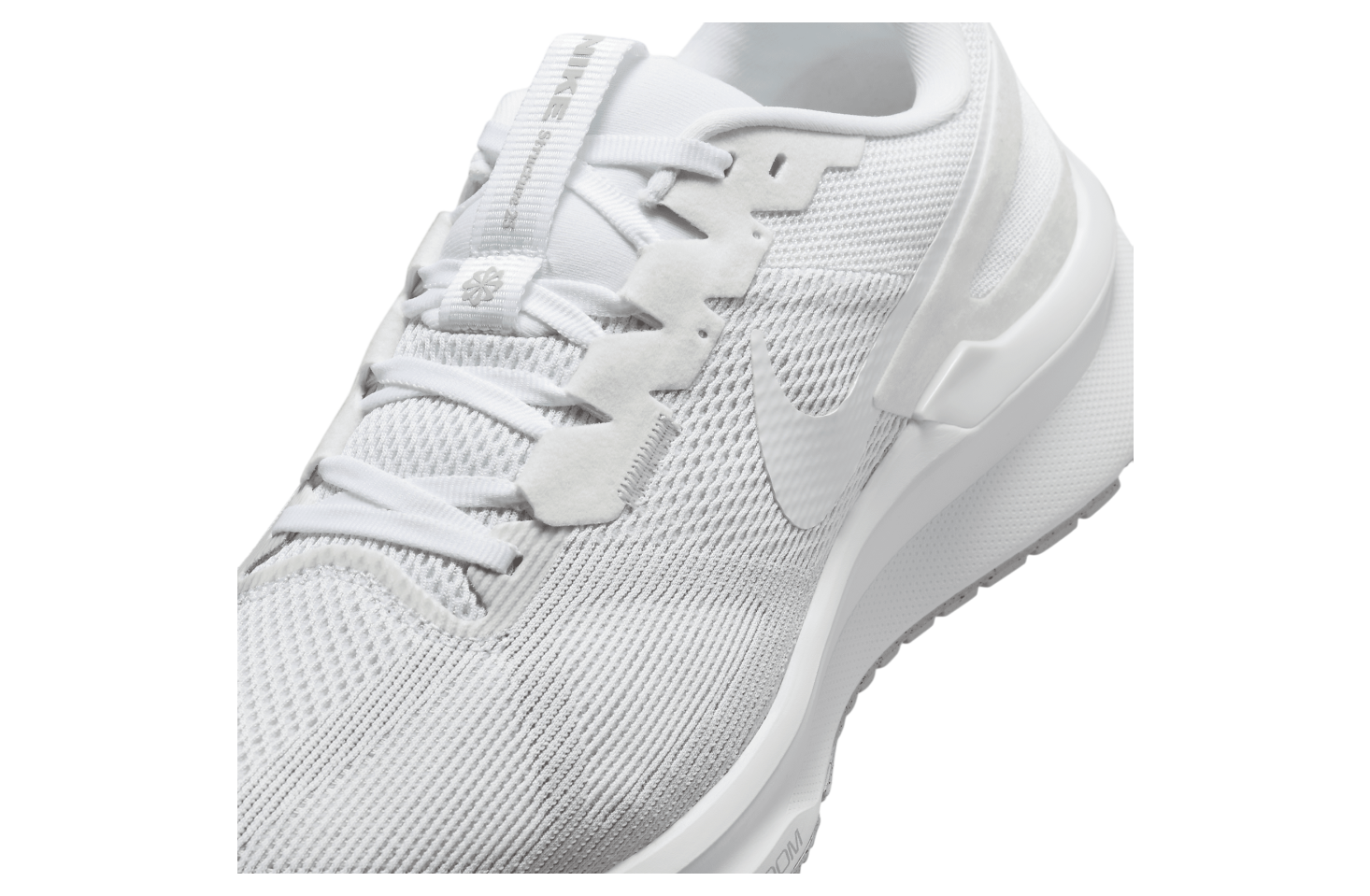 Nike Structure 25 White / Pure Platinum (Extra Wide)