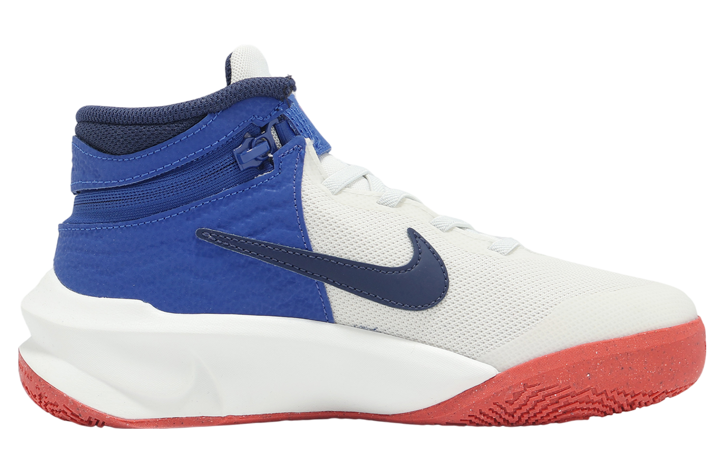 Nike Team Hustle D 10 FlyEase GS Summit White / Midnight Navy