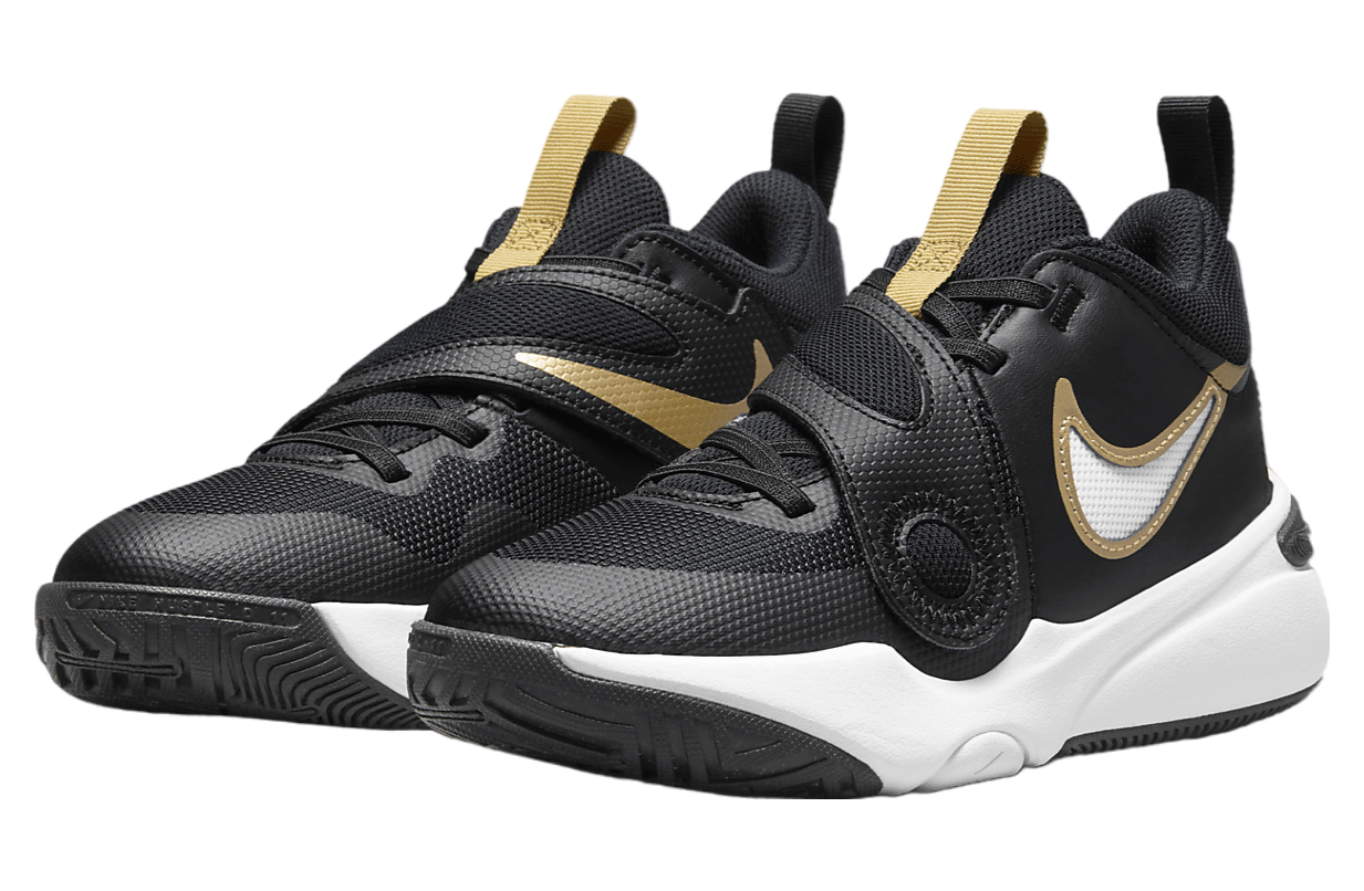 Nike Team Hustle D 11 GS Black / Metallic Gold