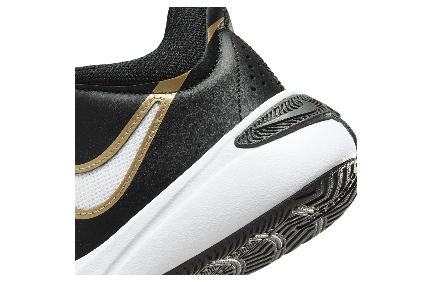 Nike Team Hustle D 11 GS Black / Metallic Gold