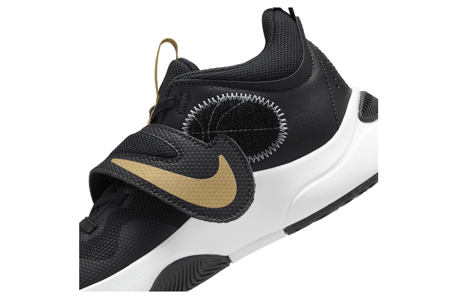 Nike Team Hustle D 11 GS Black / Metallic Gold