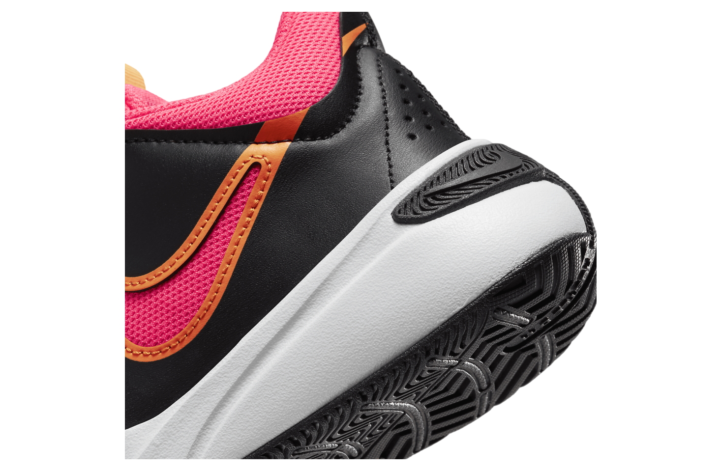 Nike Team Hustle D 11 GS Black / Vivid Orange