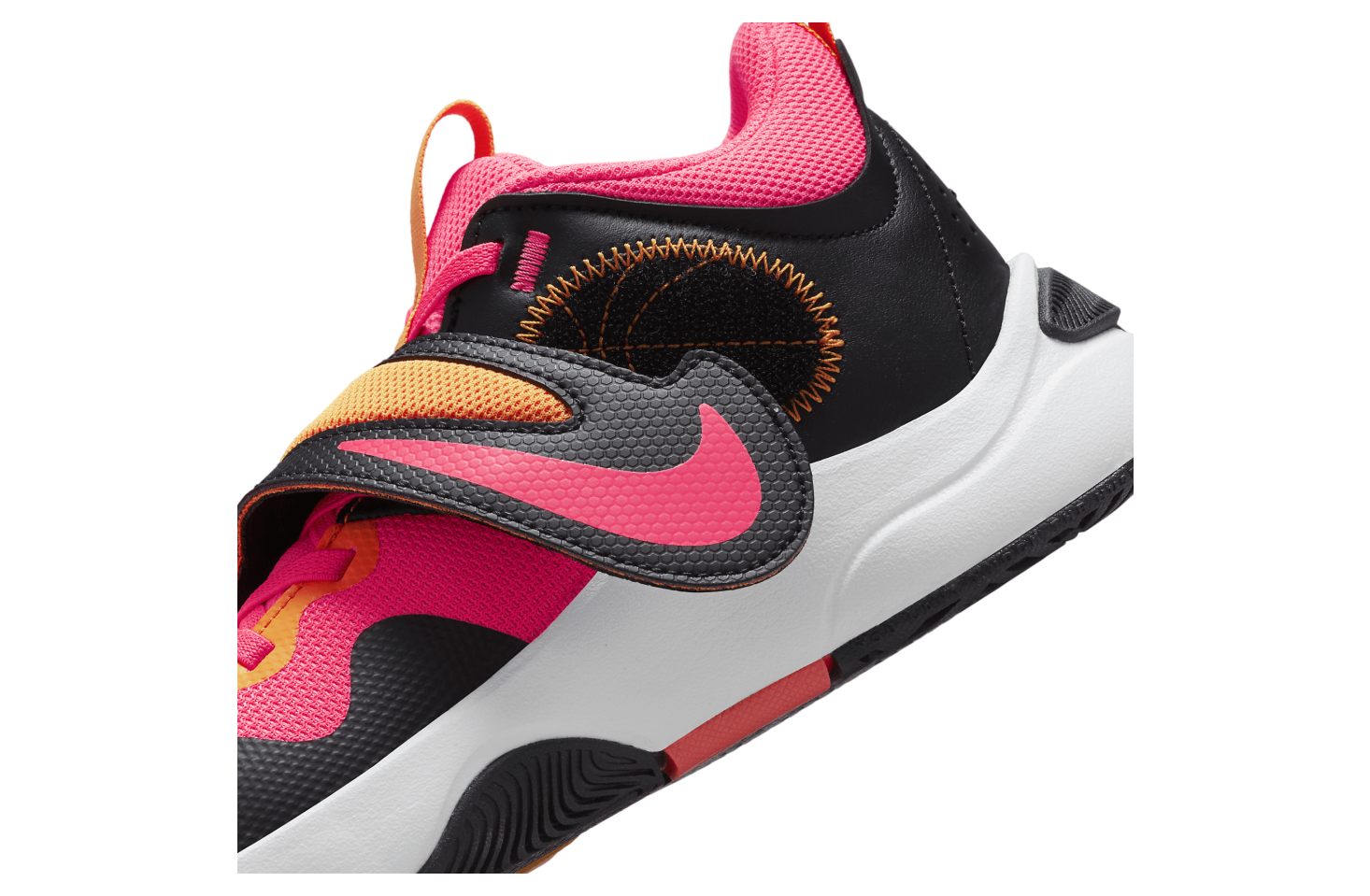 Nike Team Hustle D 11 GS Black / Vivid Orange