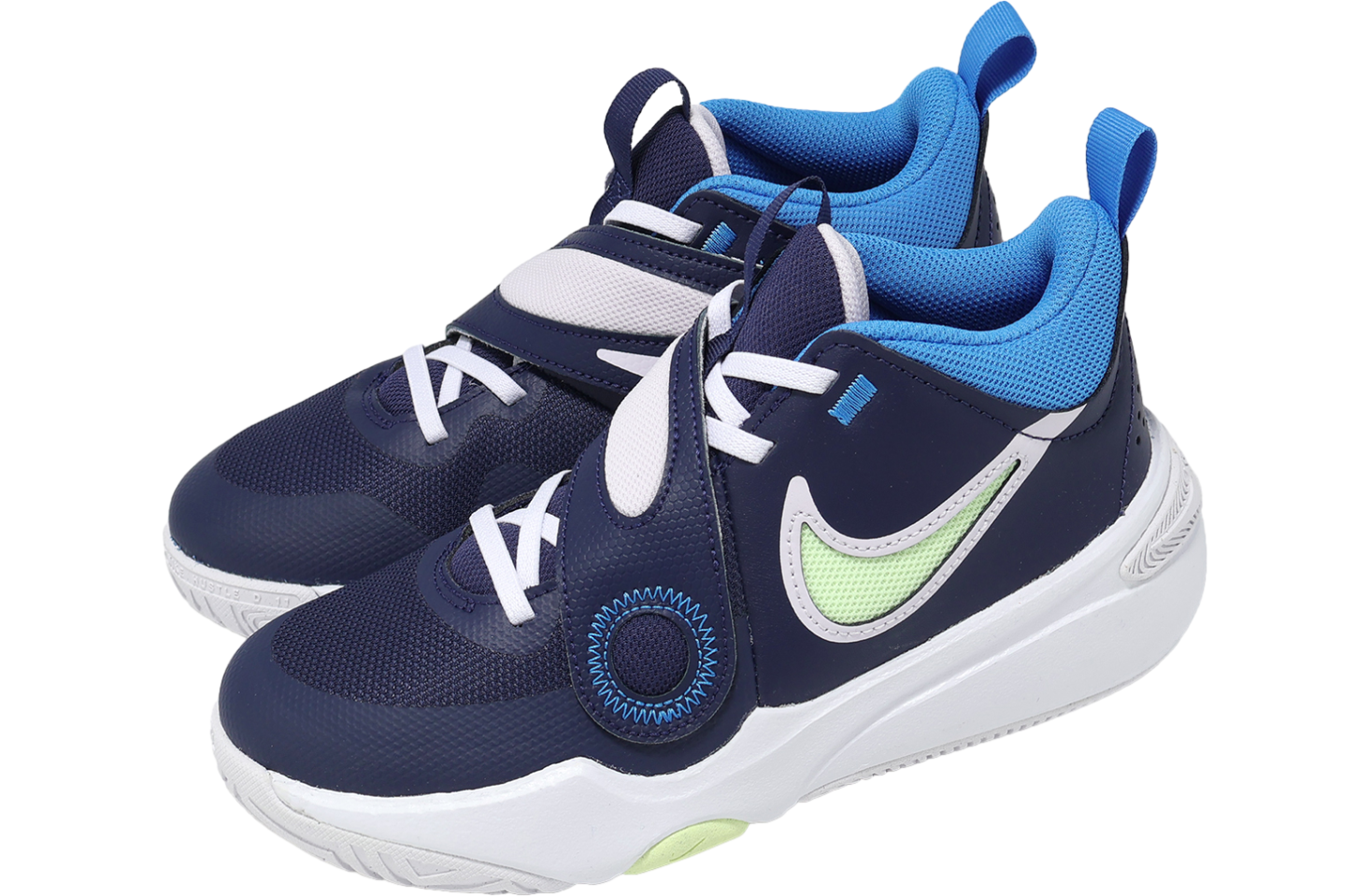 Nike Team Hustle D 11 GS Midnight Navy / Barely Volt