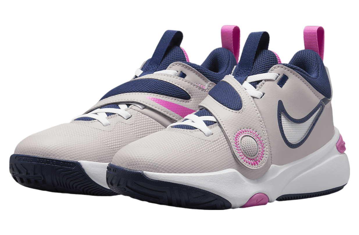 Nike Team Hustle D 11 GS Platinum Violet / Playful Pink