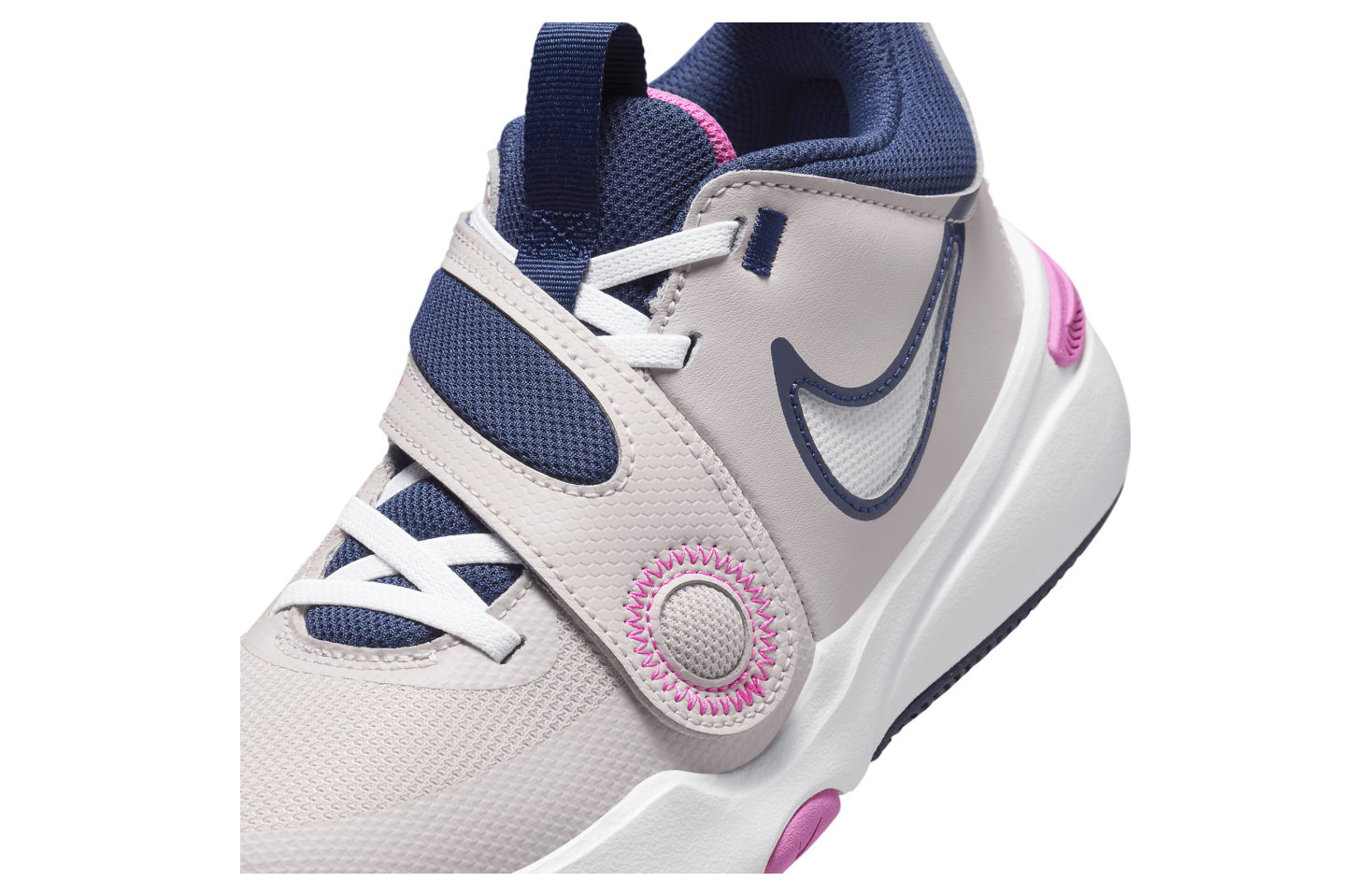 Nike Team Hustle D 11 GS Platinum Violet / Playful Pink