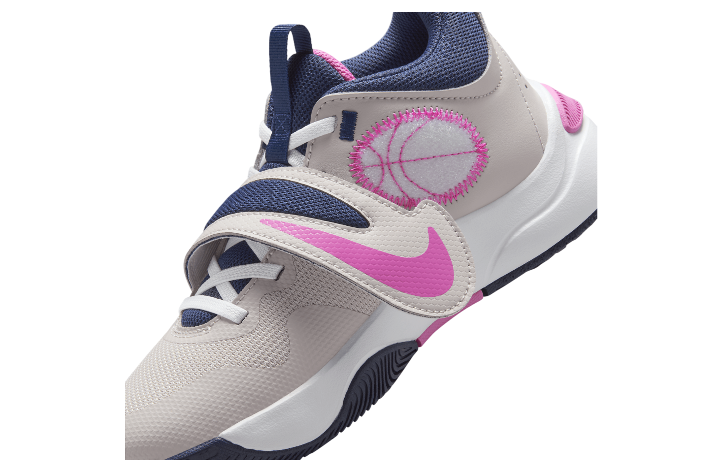 Nike Team Hustle D 11 GS Platinum Violet / Playful Pink