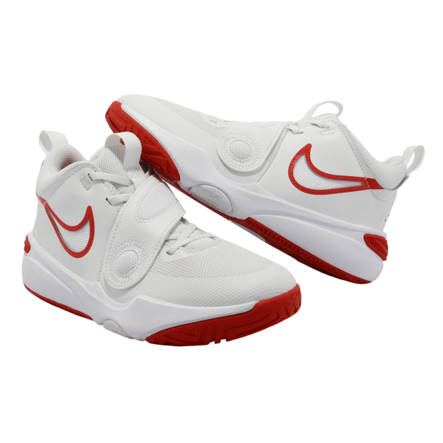 Nike Team Hustle D 11 GS Summit White / Track Red