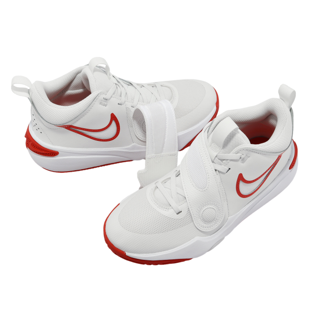 Nike Team Hustle D 11 GS Summit White / Track Red