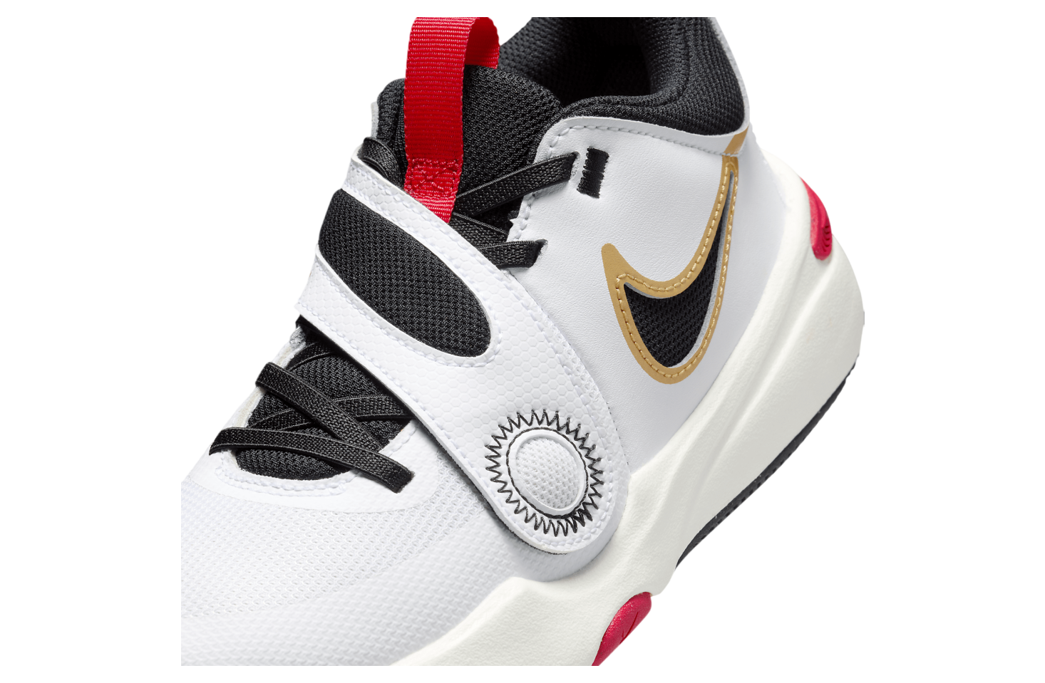 Nike Team Hustle D 11 GS White / Metallic Gold