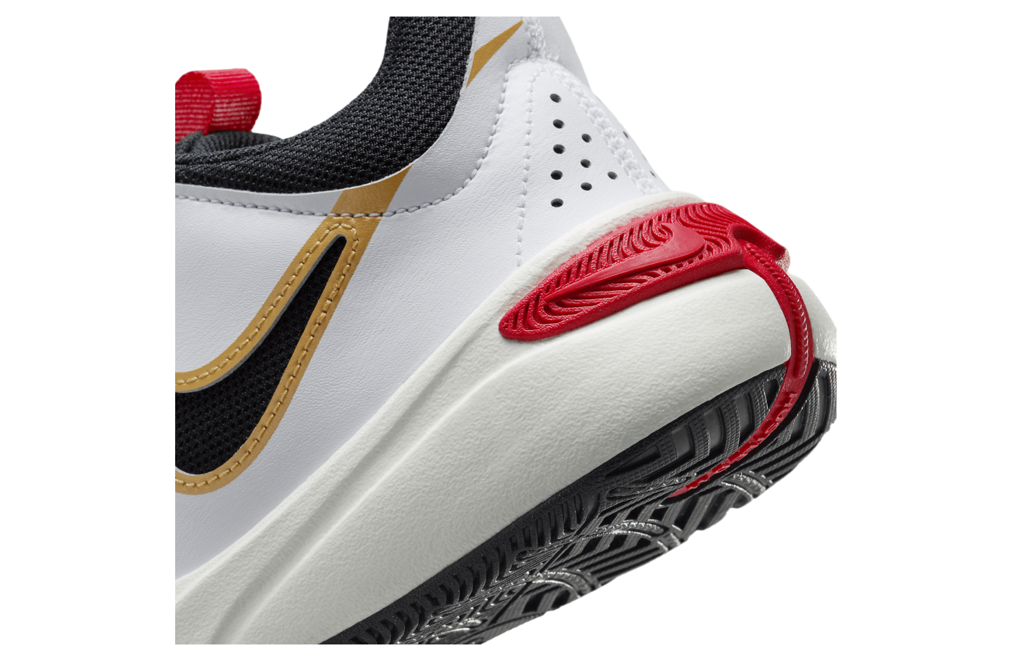 Nike Team Hustle D 11 GS White / Metallic Gold