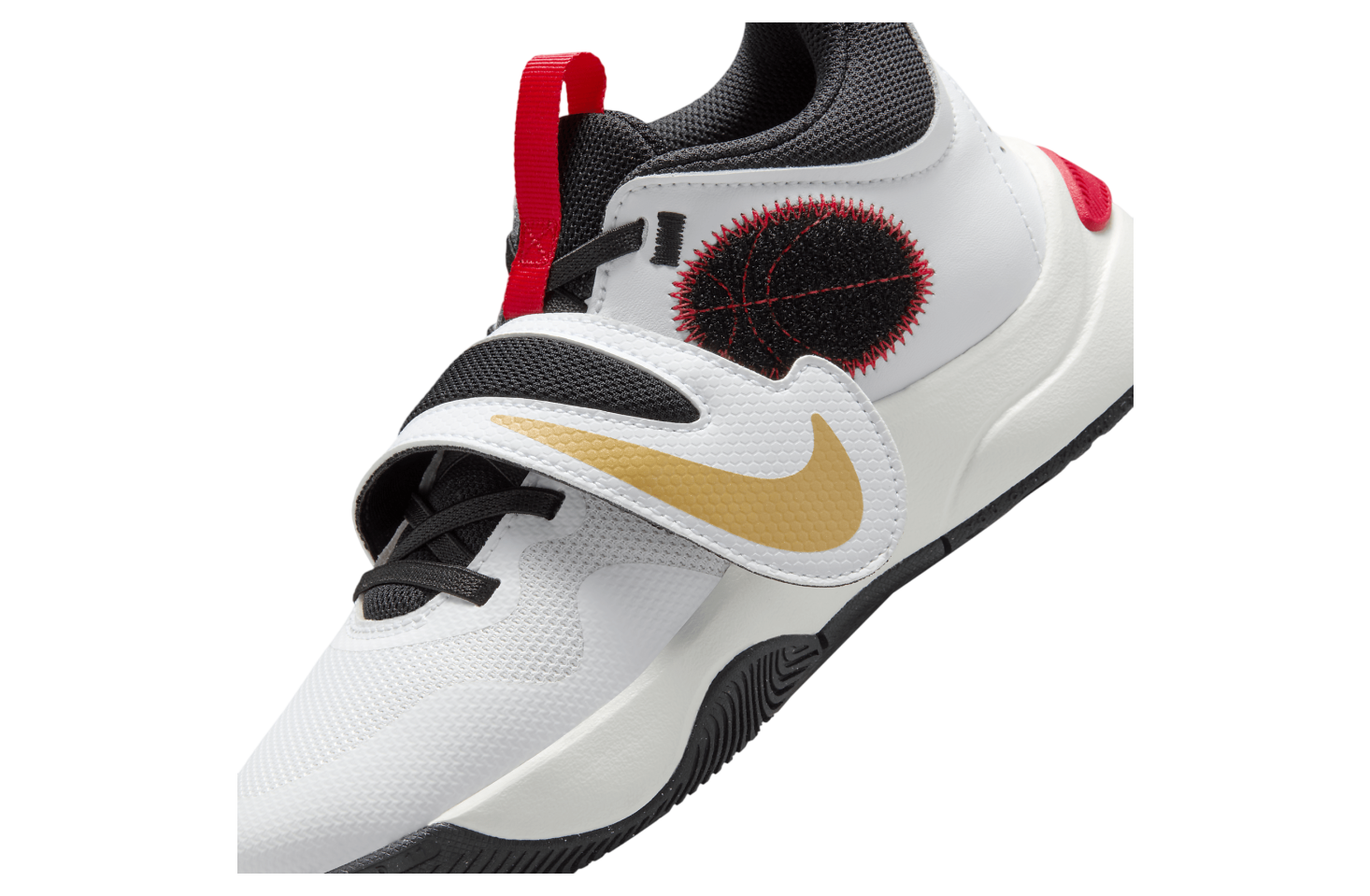 Nike Team Hustle D 11 GS White / Metallic Gold