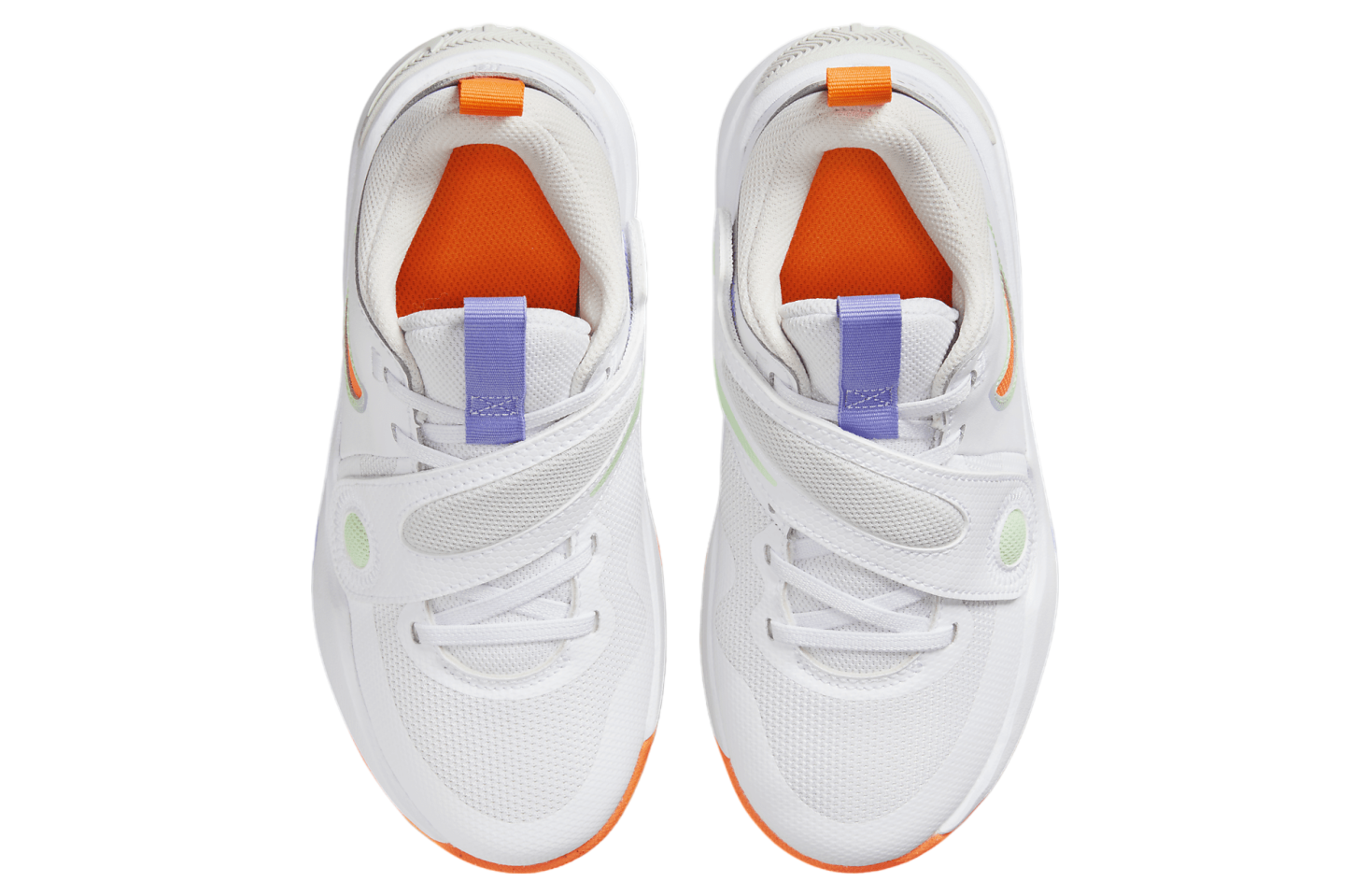 Nike Team Hustle D 11 GS White / Total Orange