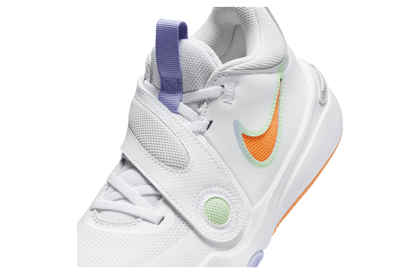 Nike Team Hustle D 11 GS White / Total Orange