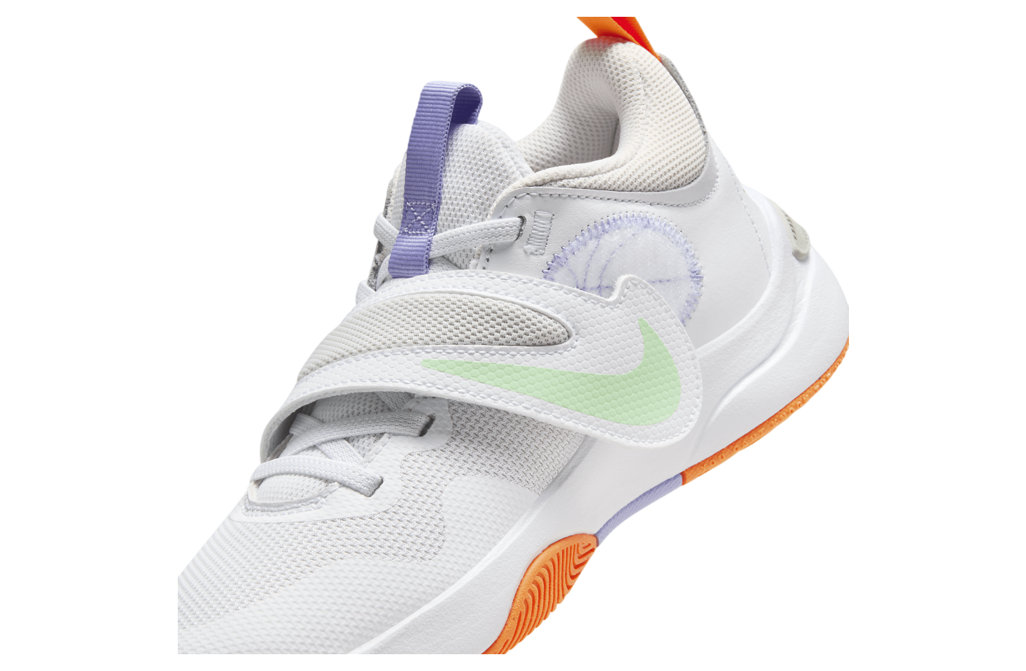 Nike Team Hustle D 11 GS White / Total Orange