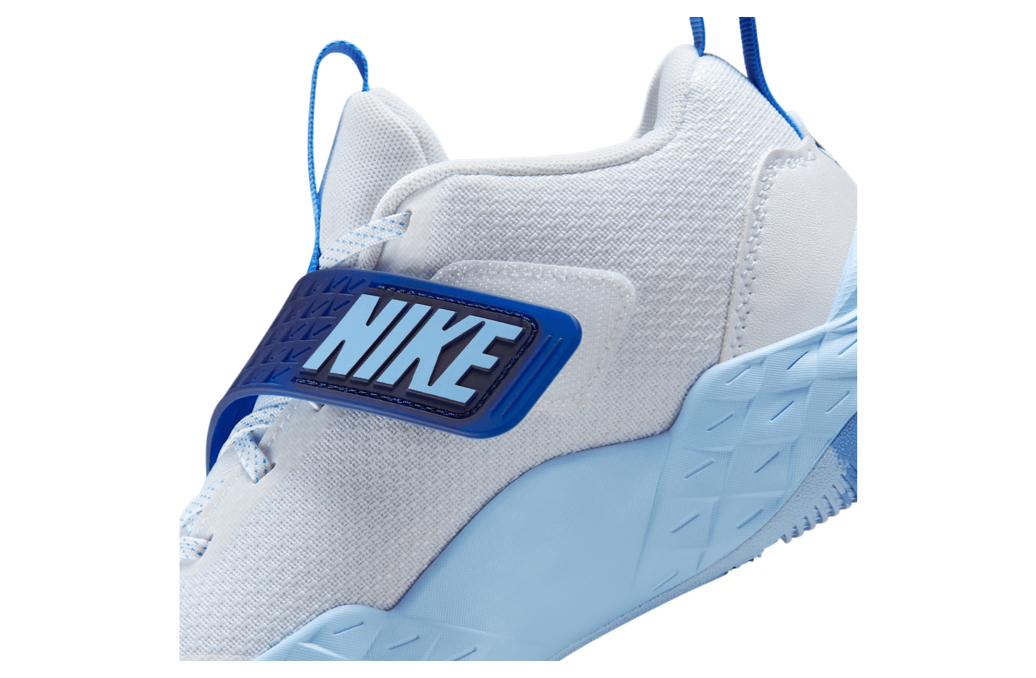 Nike Team Hustle D 12 GS White / Psychic Blue