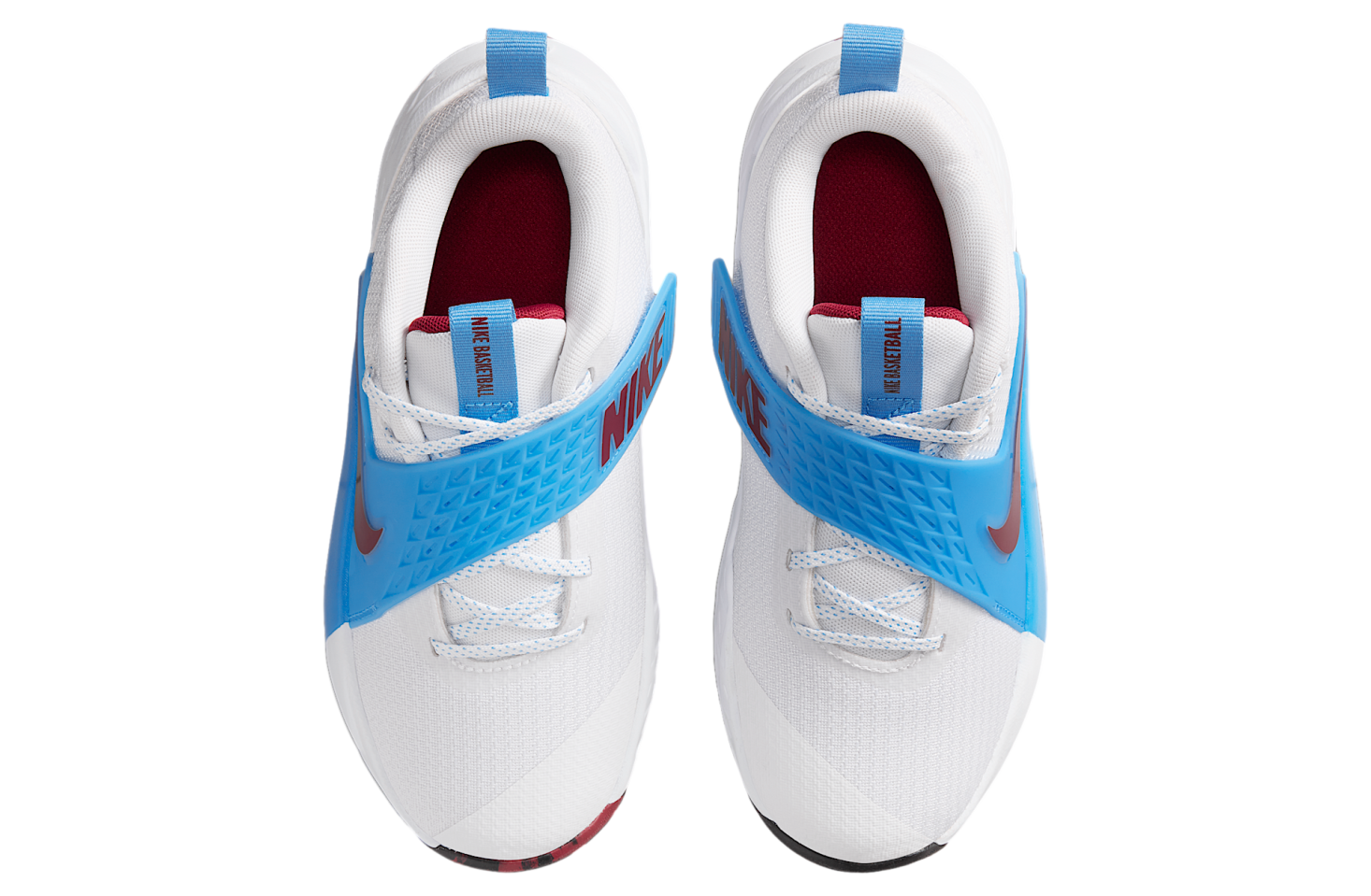 Nike Team Hustle D 12 Gs White / University Blue