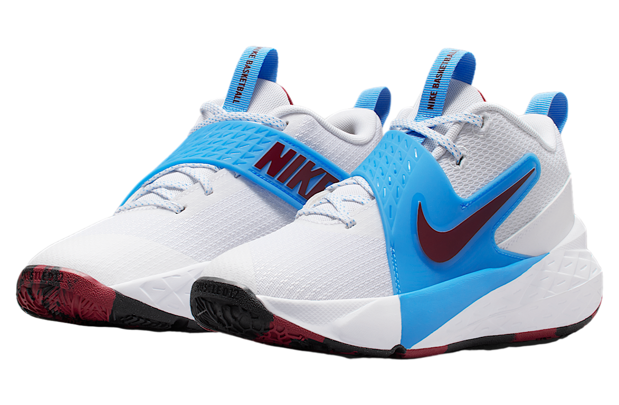 Nike Team Hustle D 12 Gs White / University Blue
